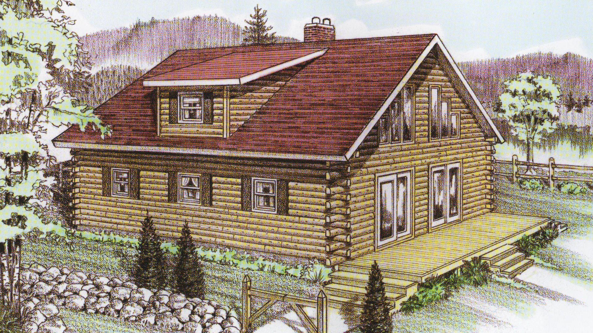 The Spaulding Northeastern Log Homes